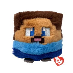 TY Beanie Bouncers Pattogó Plüss Gombóc Minecraft - Steve